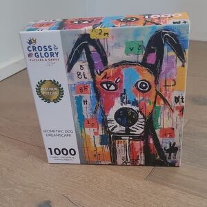 Cross & Glory Geo Dog Dreamscape 1000 Piece Puzzle